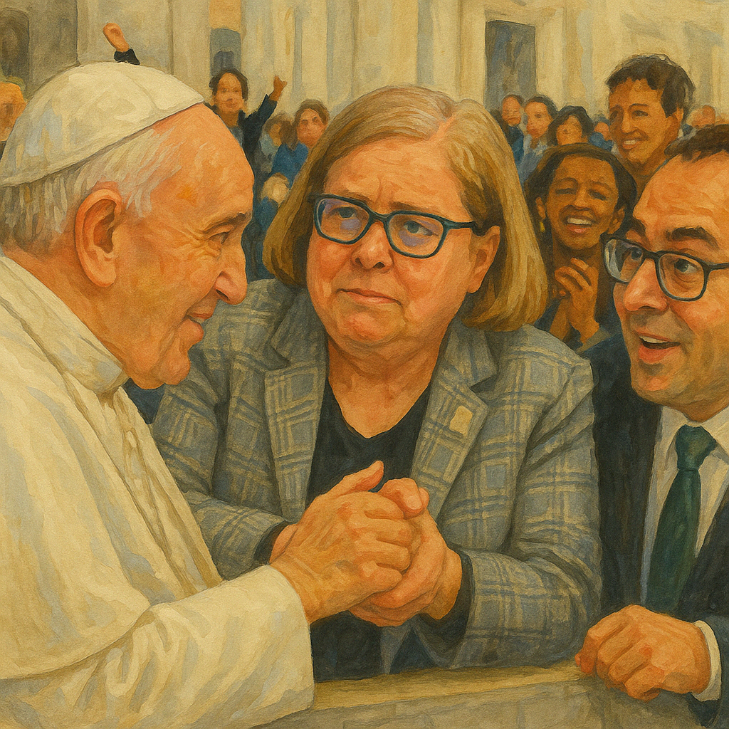 “Who am I to judge?” MSNBC interviews Marianne Duddy Burke