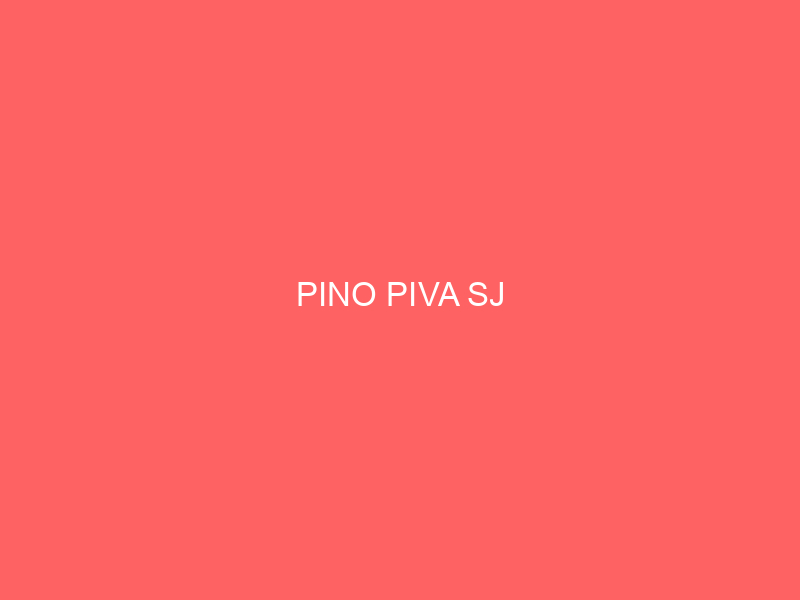 PINO PIVA SJ