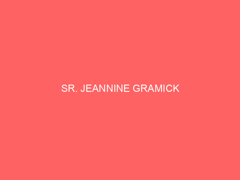 SR. JEANNINE GRAMICK