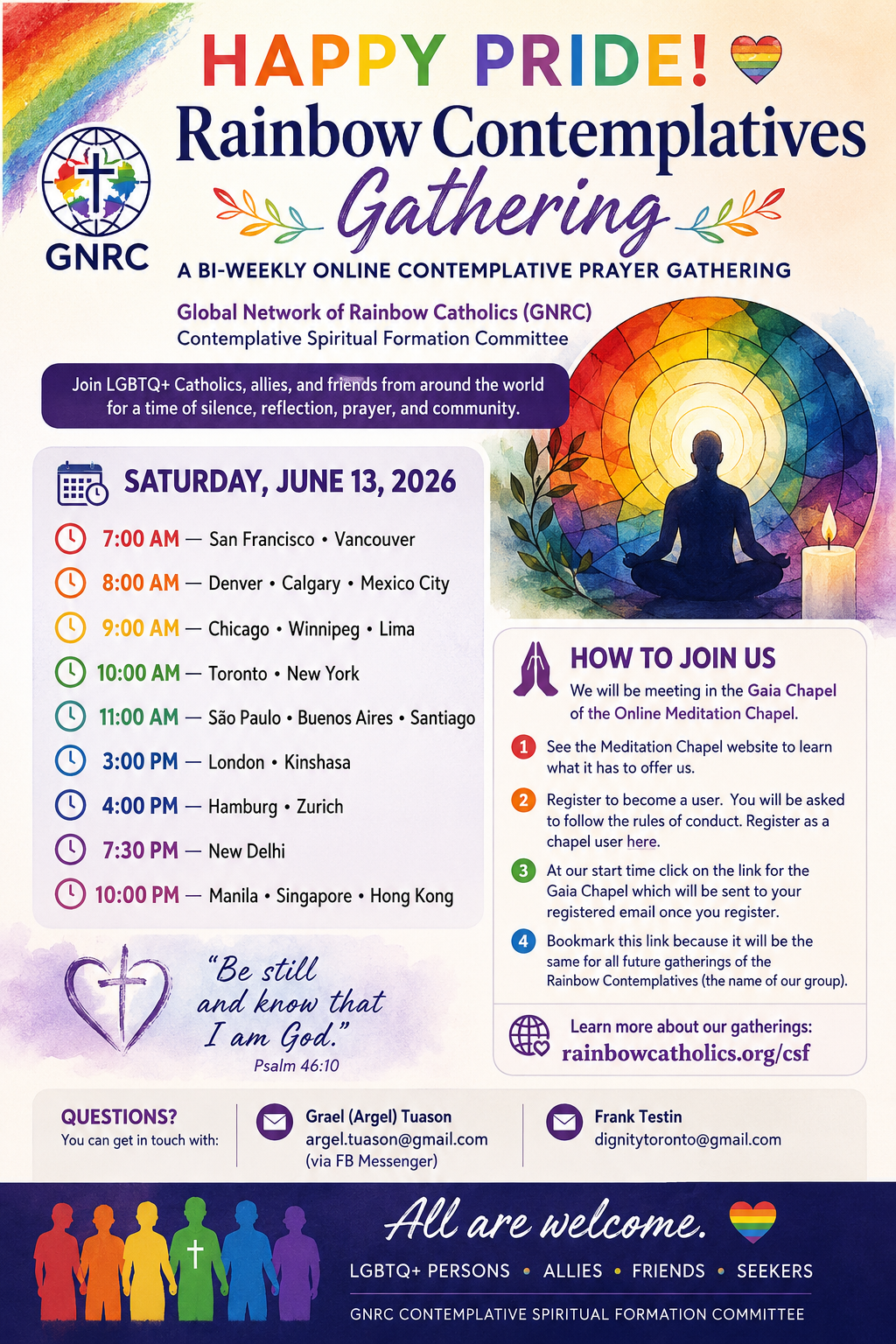 Contemplative Spiritual Formation Gathering (click on this link)